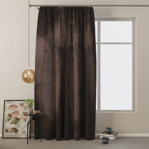 ArtFlhf Stínicí závěs VELVET PLEAT P | 140 x 245 cm Barva: Tmavě-hnědá