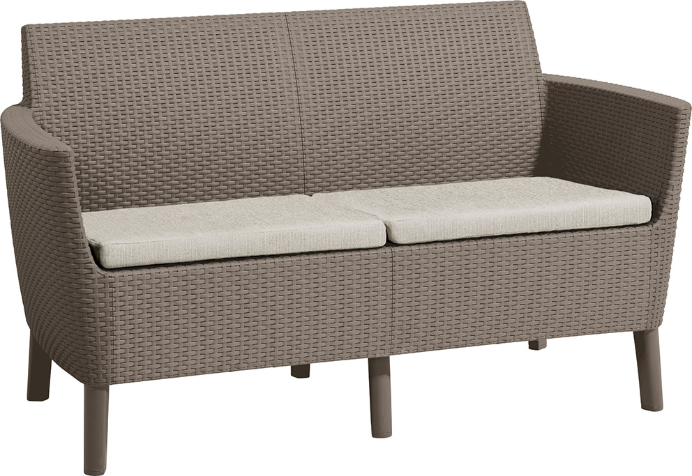 KETER Pohovka SALOMON 2 seater sofa | cappuccino