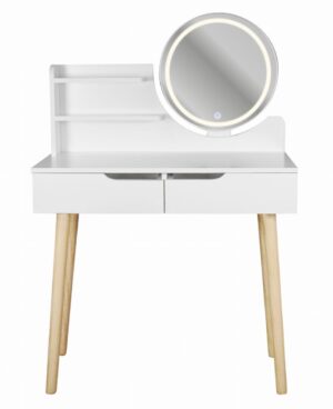 ArtJum Toaletní stolek SCANDI 2 LED | CM-254121