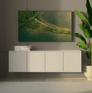 ArtPK Závěsný TV stolek BIANCO | 140 cm