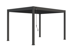 ArtRoja Bioklimatická hliníková pergola INTRO PLUS volně stojící | antracit 4 x 3 m