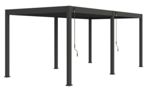 ArtRoja Bioklimatická hliníková pergola INTRO PLUS volně stojící | antracit 6 x 3 m